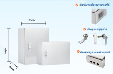 รูปแบบตู้ไฟฟ้าสแตนเลส